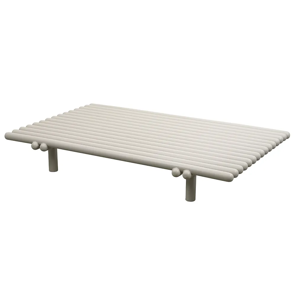 Sticks Plattform Couchtisch Sand Aluminium