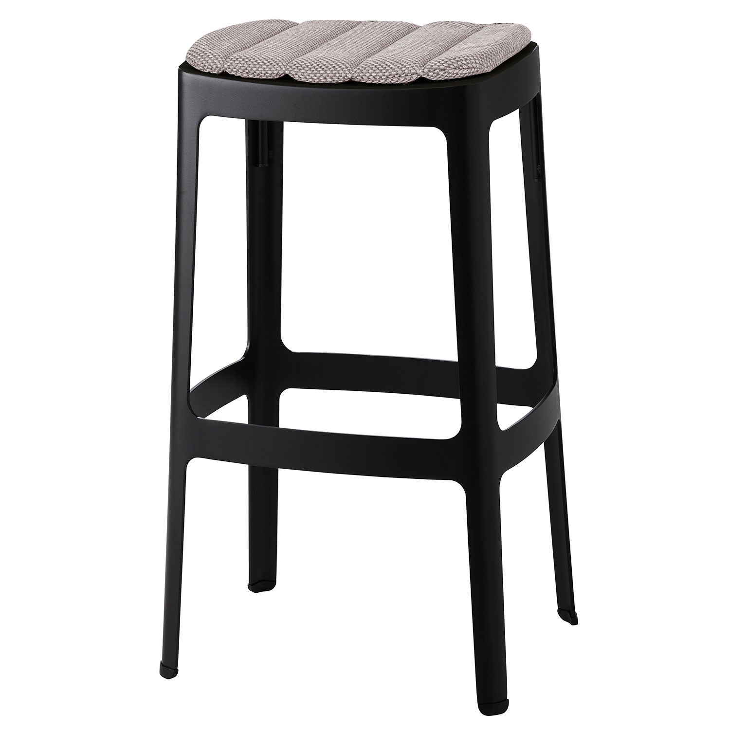 Cut Barhocker Höhe 76cm Schwarz