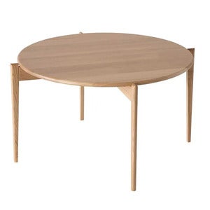 Tilia Couchtisch Ø88 cm Eiche lackiert