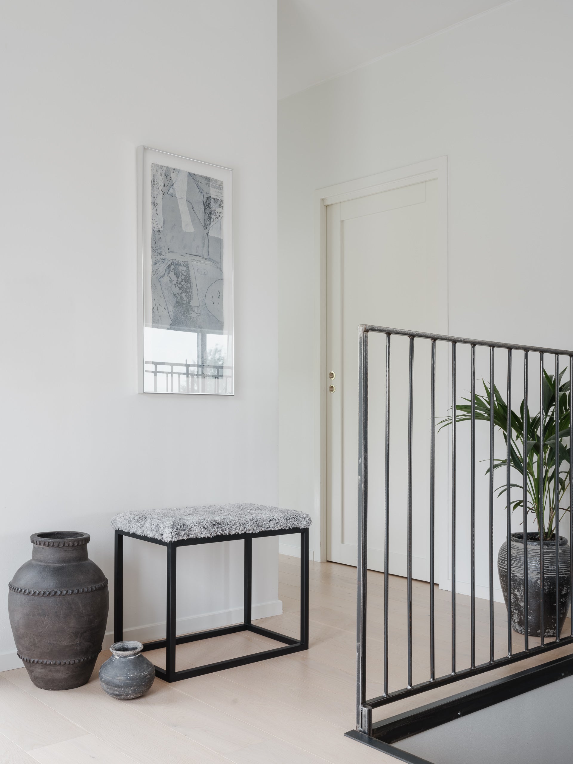 Palle Bank Schafsfell 60x35 cm Holzkohle/Schwarz