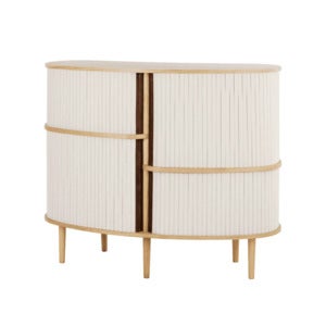 Audacious Highboard Schrank Eiche/White Sands