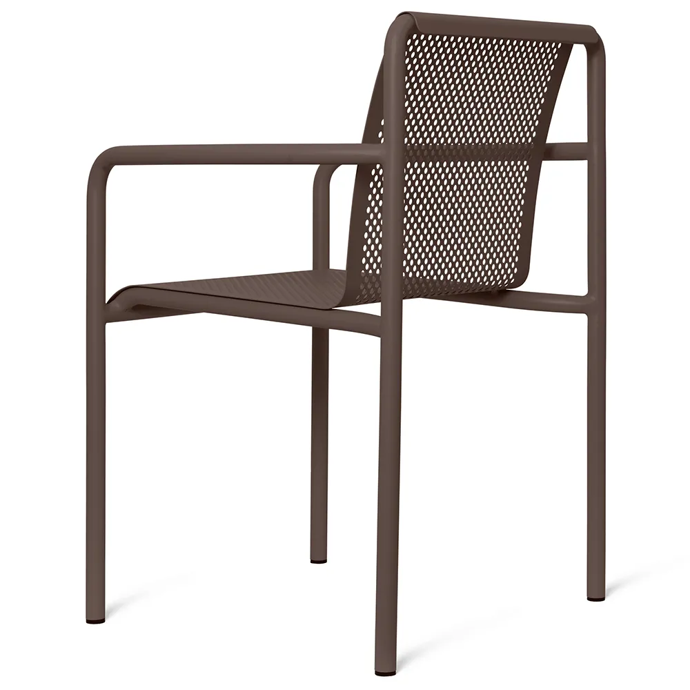 Dapple Stuhl mit Armlehnen Dark Chocolate