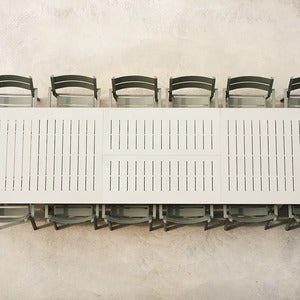 Lomma Esstisch 100x260-380 cm Light grey