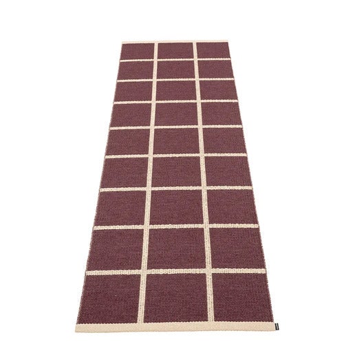 Gewebter Teppich Criss Burgundy 70x225 cm