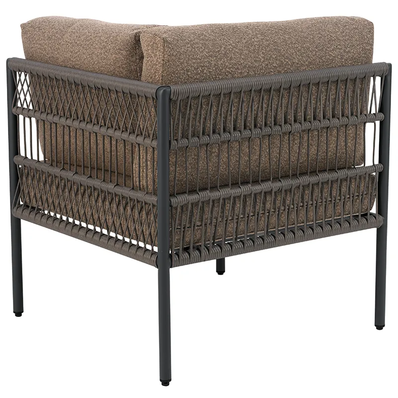 Reno Eckstück Schwarz / Raw Peanut