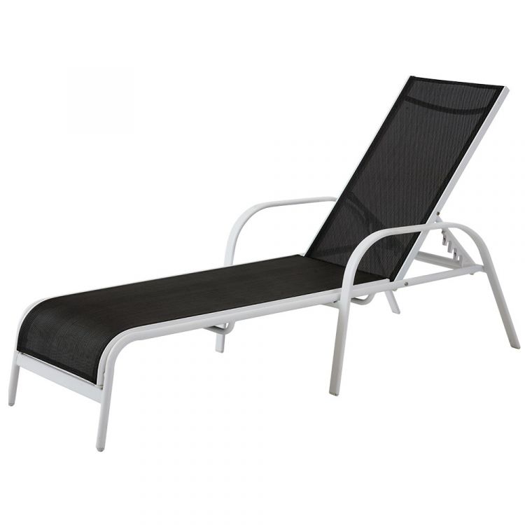 Rana Sonnenbank weiß/schwarz