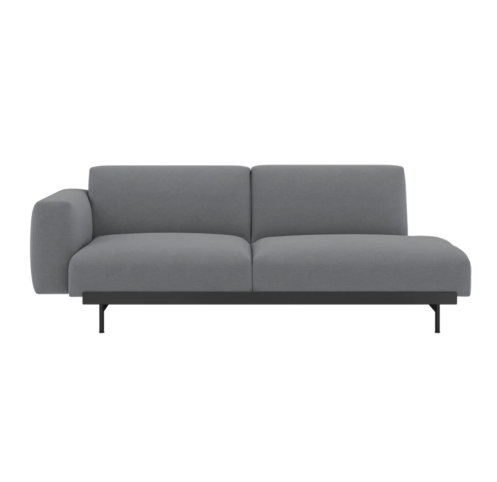 , In Situ 2-Sitzer-Modulsofa Config 3 - Ocean80/Schwarz