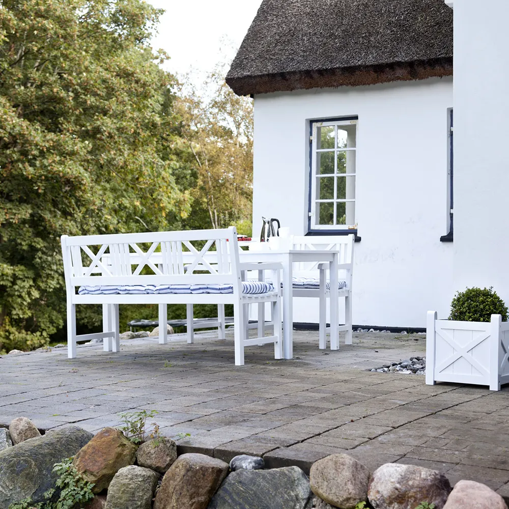 Rosenborg Esstischgruppe Weiß