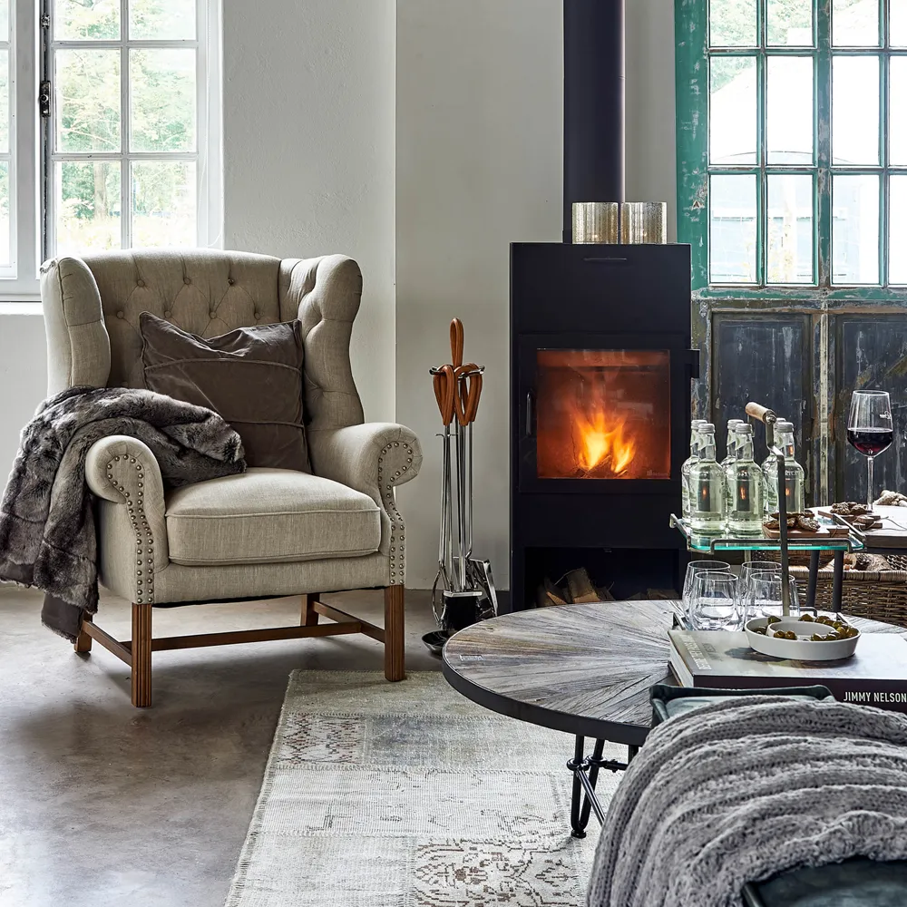 Franklin Park Ohrensessel linen flax