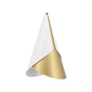 Cornet  Lampenschirm White/Brass