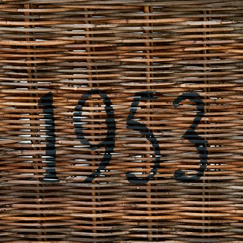  Rustikale Rattantruhe 90x40 cm