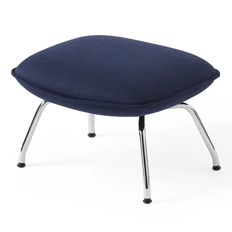 Doze Ottoman Tube Base - Balder 782 Chrome