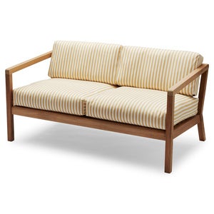 Virkelyst 2 Sitzer Golden Yellow Stripe Teak