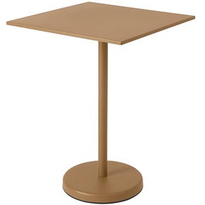 Linear Steel Stehtisch 70x70 h: 95 cm Burnt Orange 