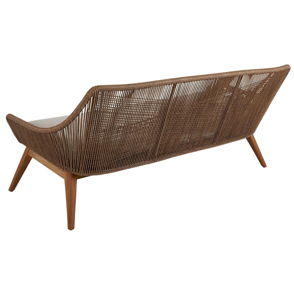 Sofa Hazel aus Teakholz/Kunst-Rattan