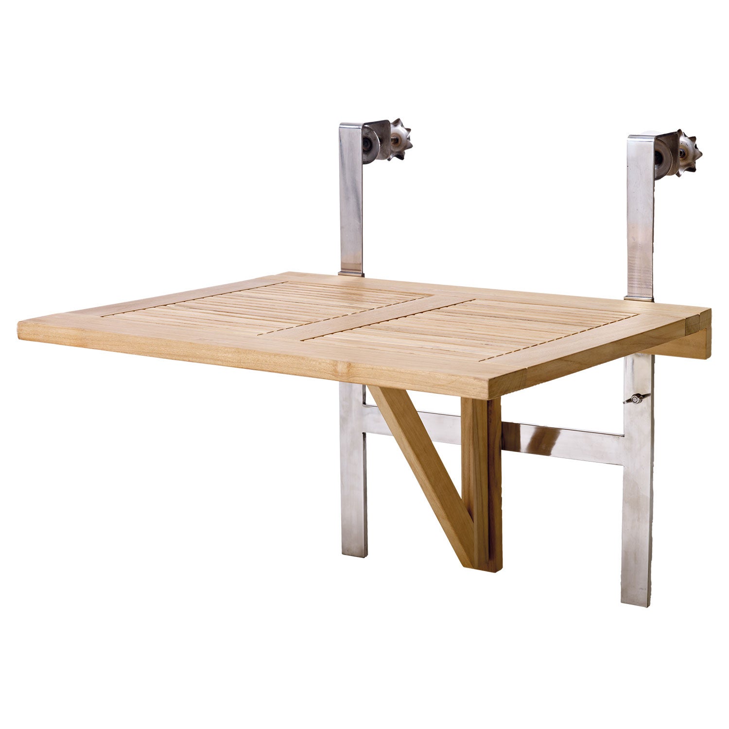 Balkontisch 51x65 cm Teakholz