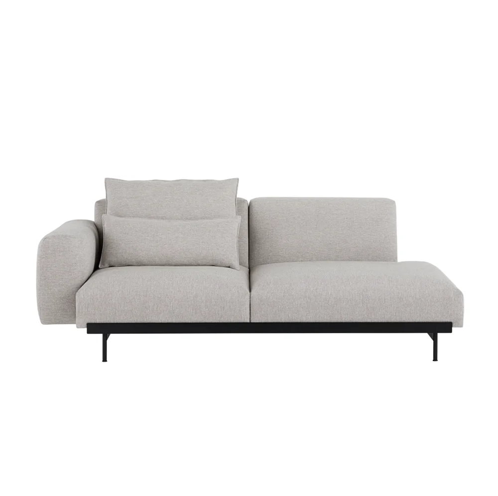 Muuto, In Situ 2-Sitzer-Modulsofa Config 3 - Clay12/Schwarz