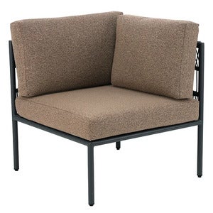 Reno Eckstück Schwarz / Raw Peanut