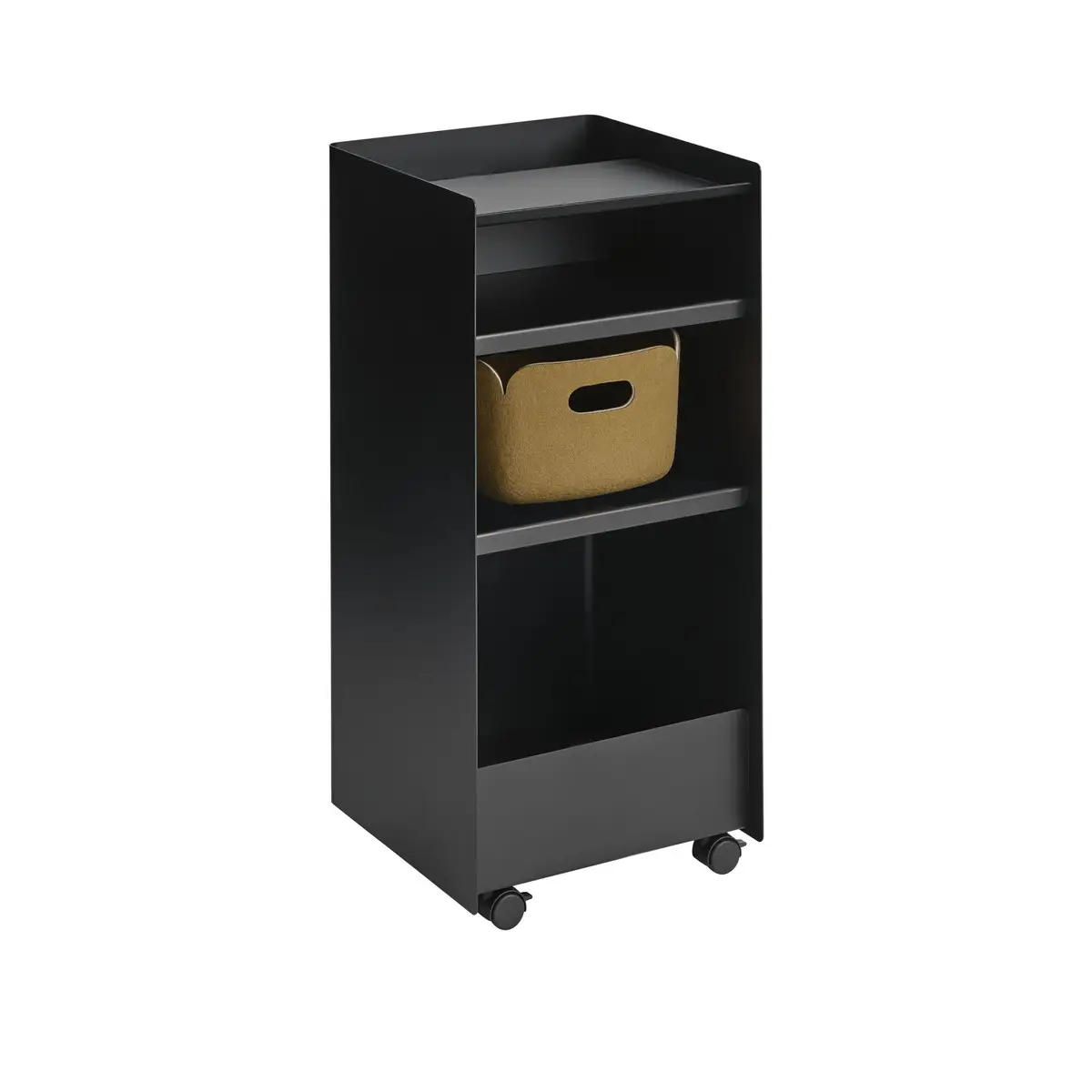 Folded Trolley Höhe 83,7 cm (aufgeklappt) – Schwarz
