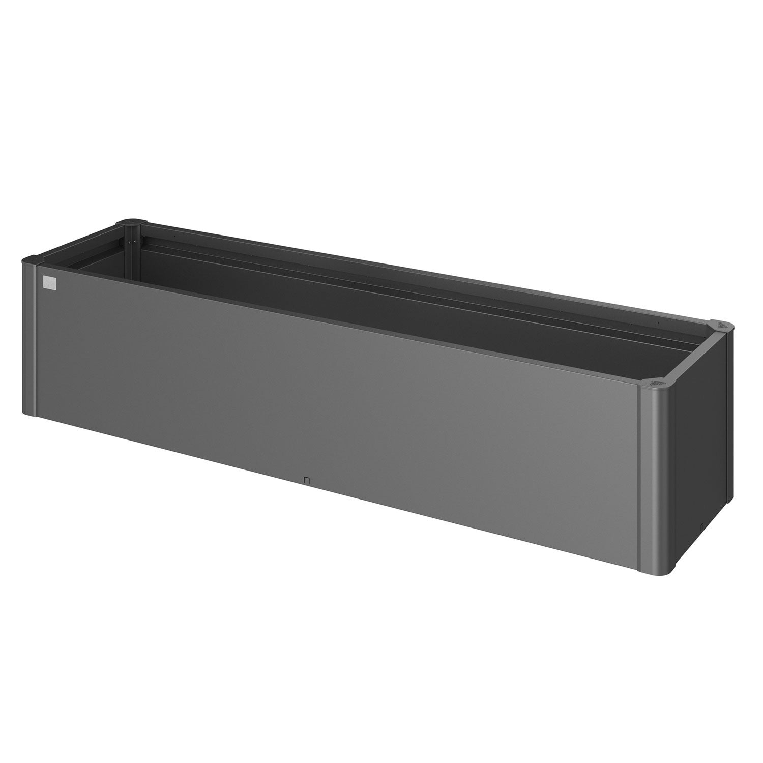 Belvedere Pflanzbeet mini Größe 200 metallic dunkelgrau Biohort