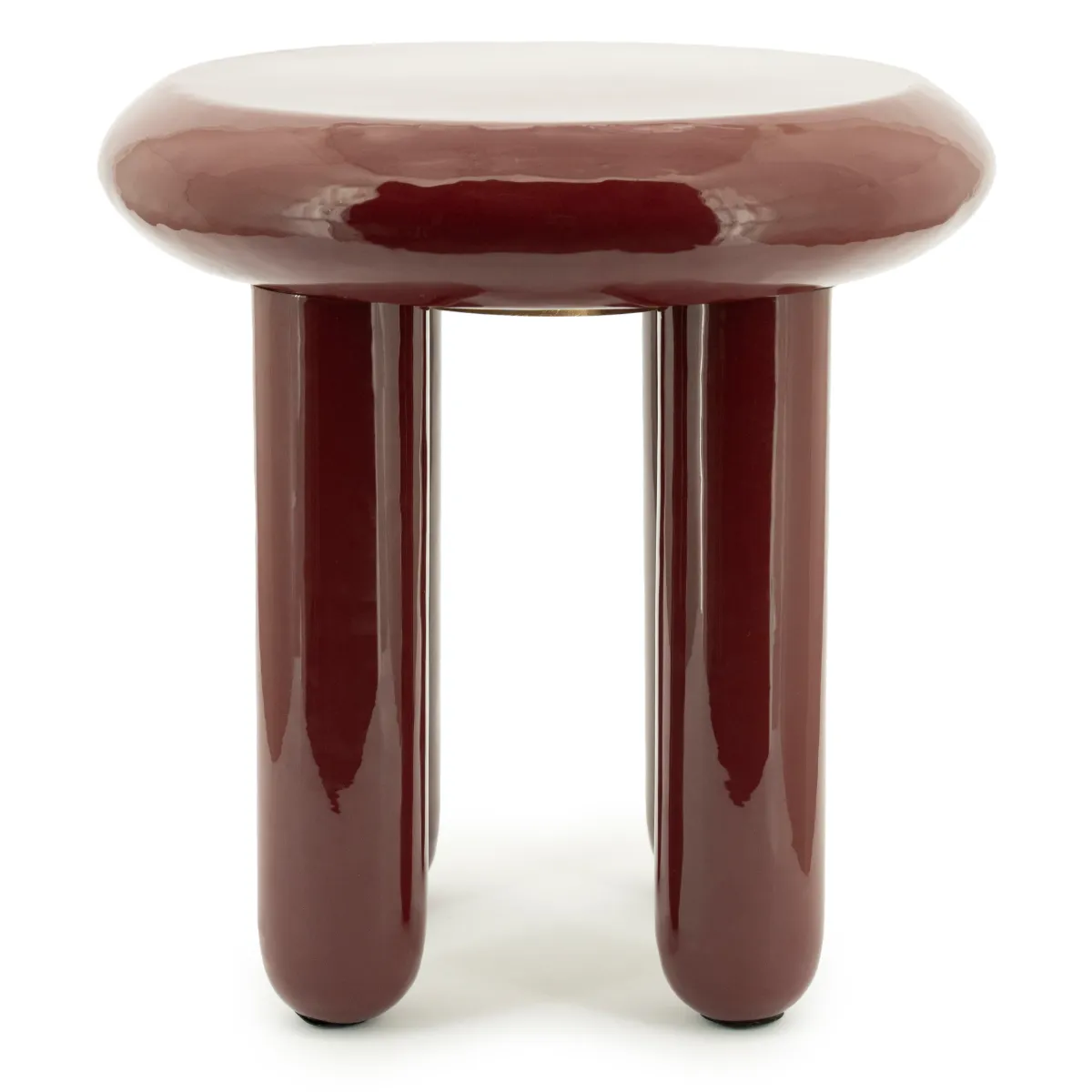 Side table Balloon - burgundy 43x43x45 cm