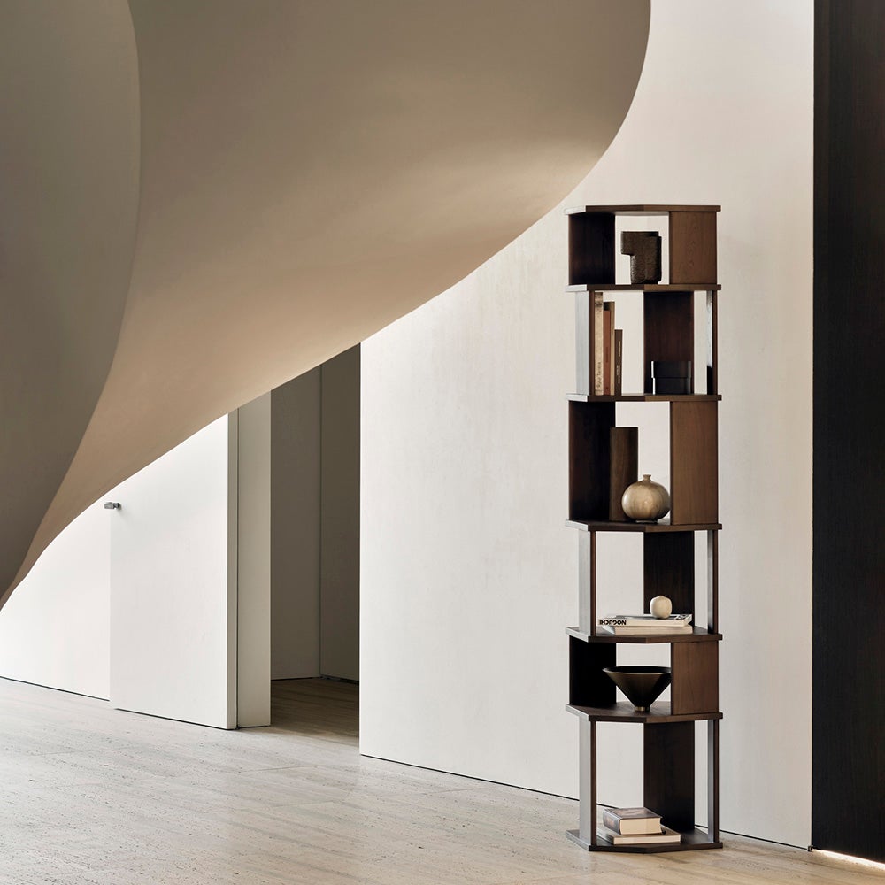 Stairs regal Teakholz lackiert 45x46x204 cm