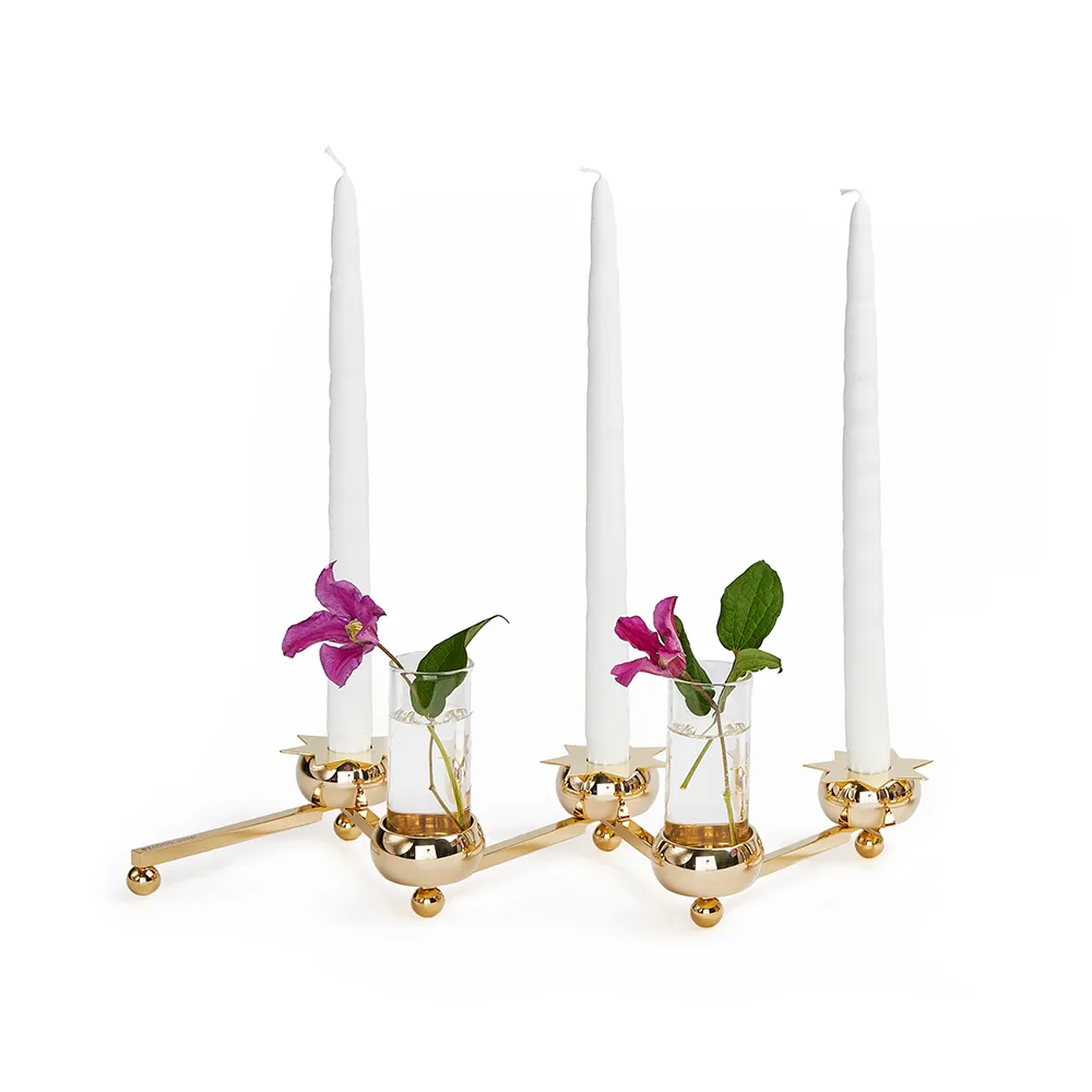 Klong, Kerzenhalter Constella Small Messing