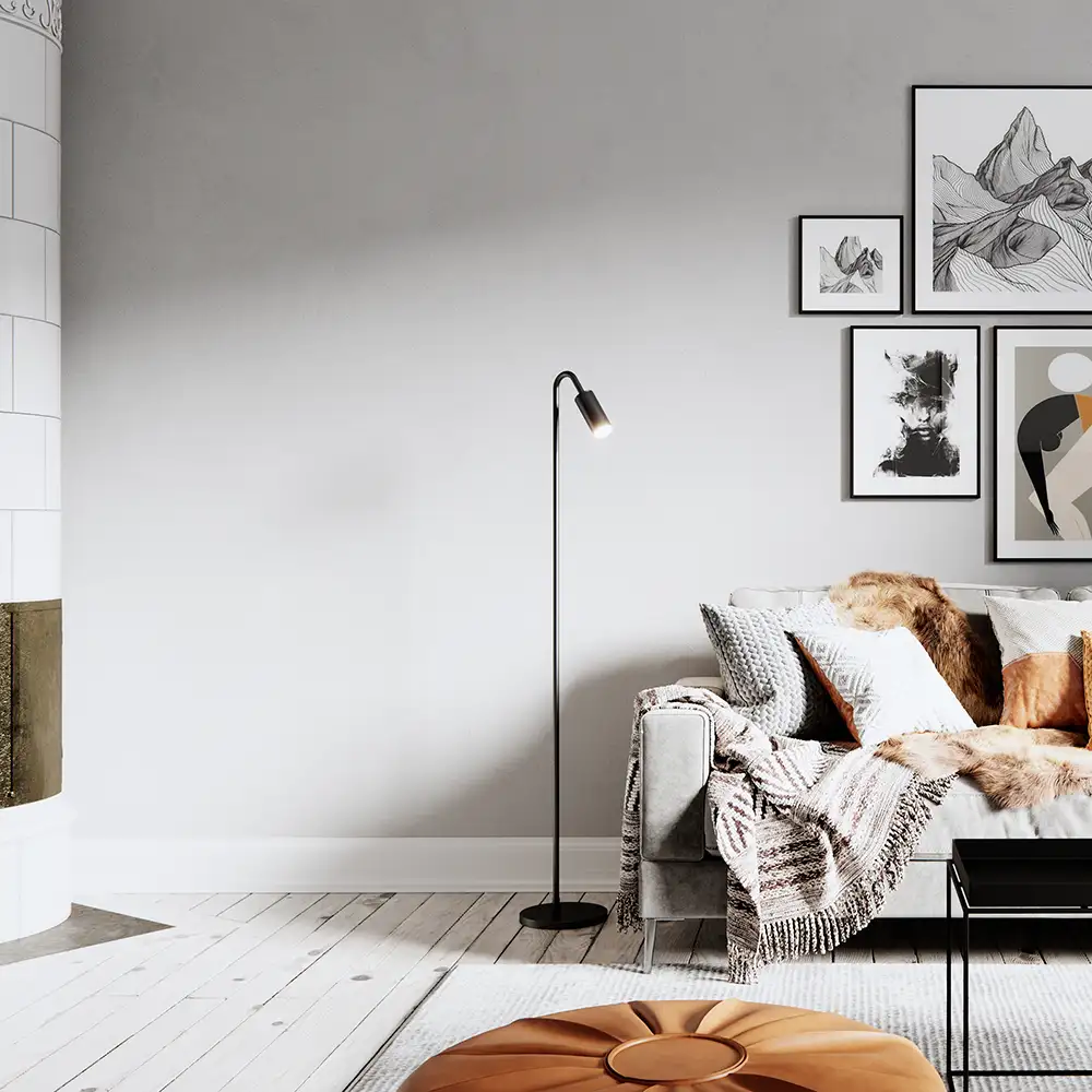 Curve Stehleuchte Matt Black