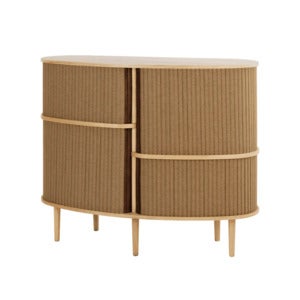 Audacious Highboard Schrank Eiche/Zuckerbraun