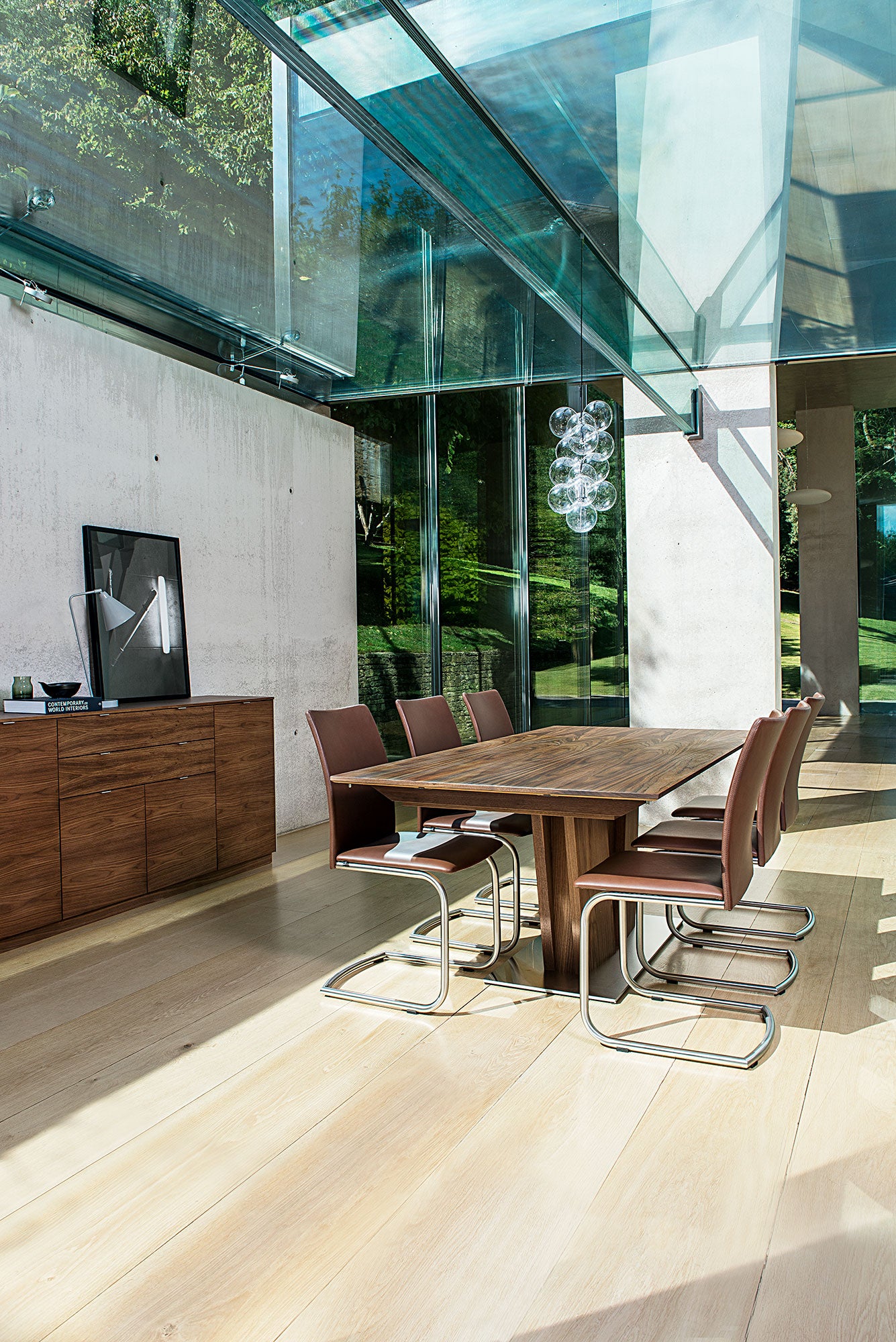 Sm39 Tisch Nussbaum Naturöl 200-300X100X74Cm 