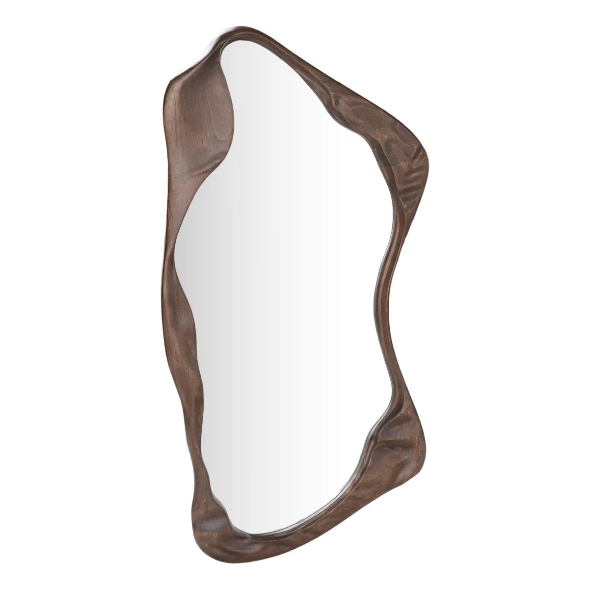Kiri small 60x120x4 cm Glas & Holz Braun