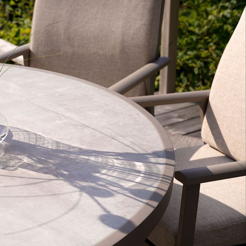 Samvaro Esstisch 140 cm khaki/sand