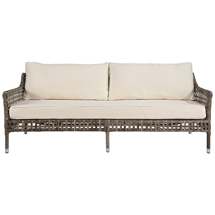 Sofa Santa Monica aus synthetischem Rattan