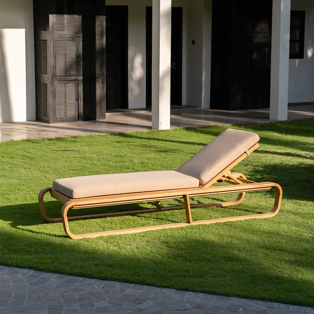 Bålamöllan Liegestuhlkissen Beige