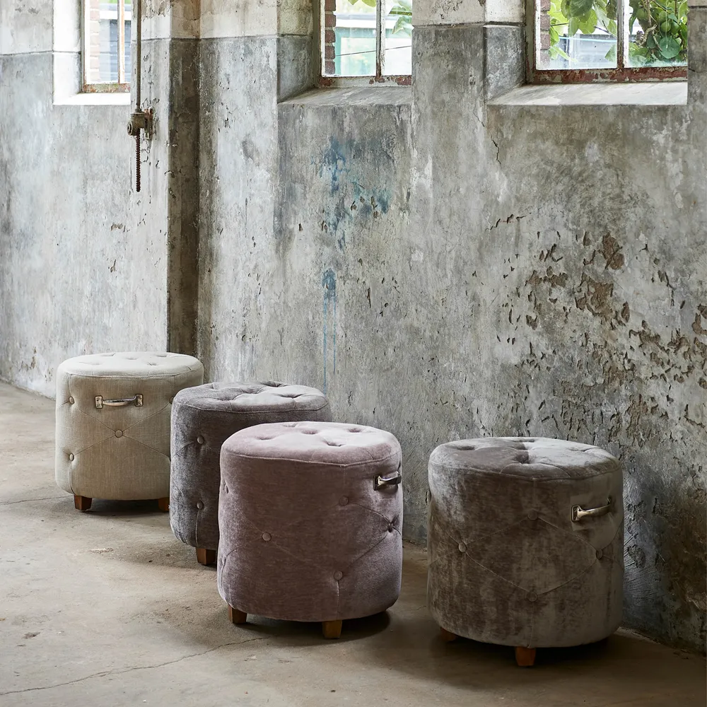 Fußhocker Bowery Flax