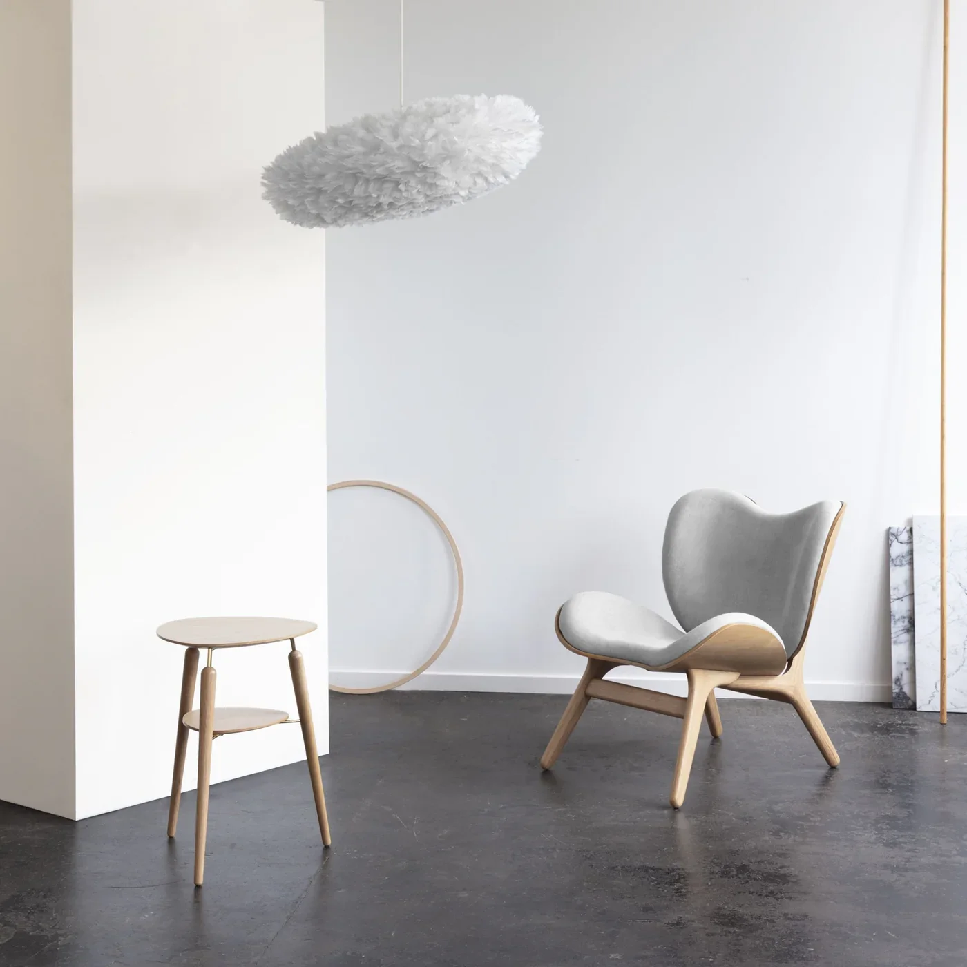 A Conversation Piece Loungesessel Oak/Sterling