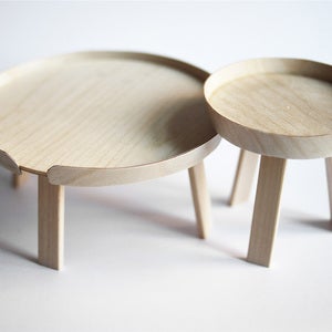 Around Couchtisch Ø45 cm - Esche