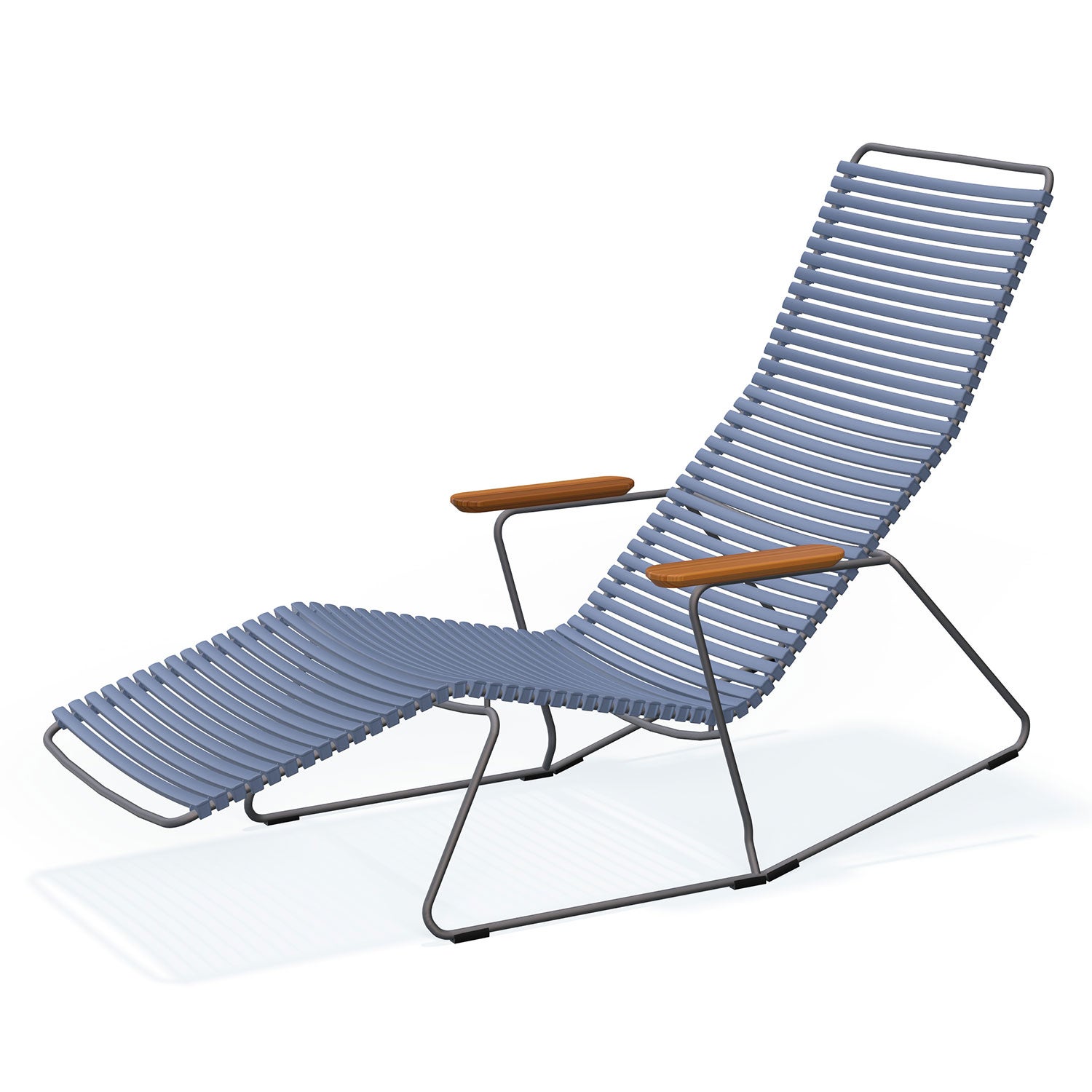 Click sunrocker blau/grau bambus