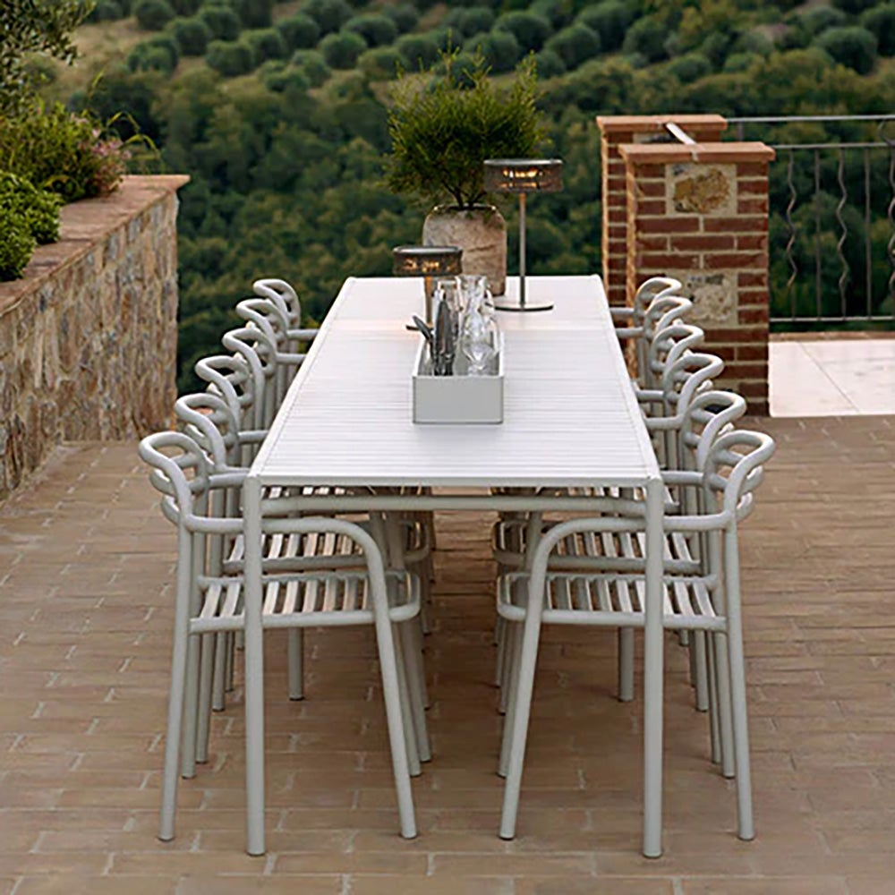 Bliss Esstisch-Verlängerungsplatte inkl. Beine Sandfarbenes Aluminium