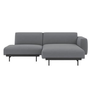 In Situ 2-Sitzer-Modulsofa - Config 7 - Ocean80/Schwarz