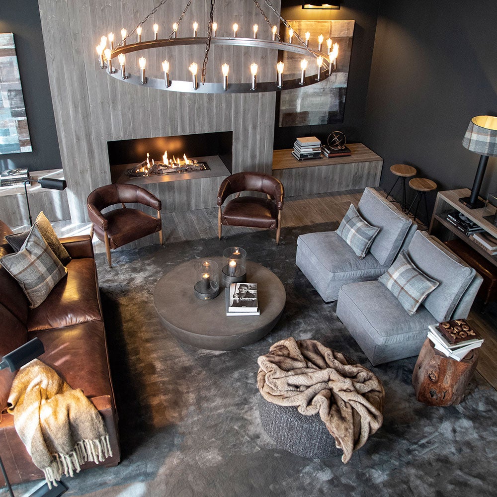 Deckenleuchte Crown 165 cm Eisen