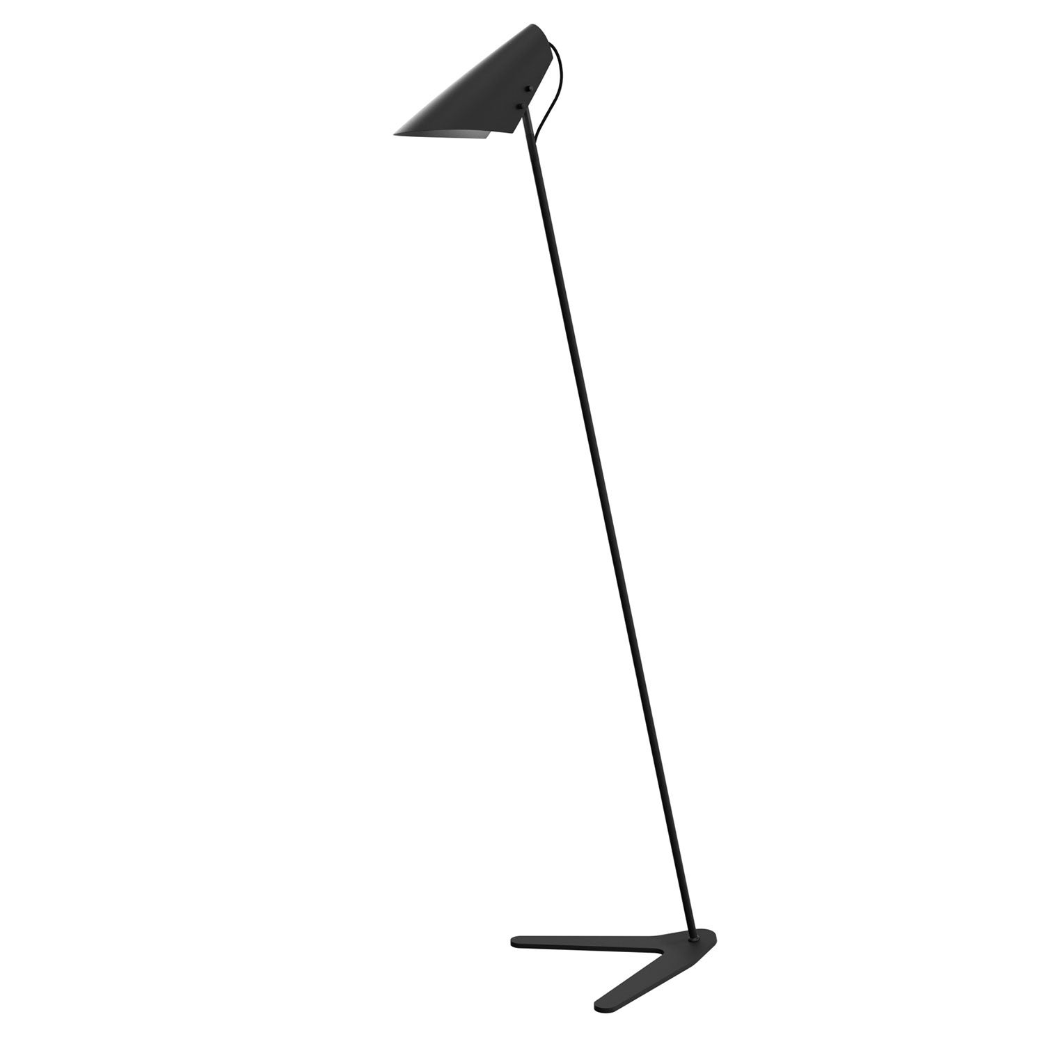 Vincent Stehleuchte Schwarz Textur