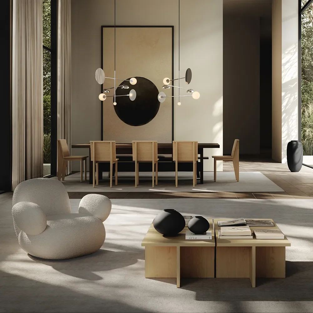 Brutus Couchtisch – Eiche natur