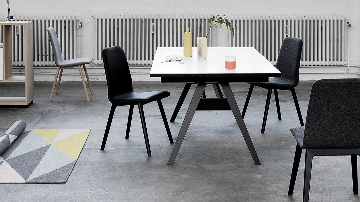 Sm92 Stuhl mit Leder 