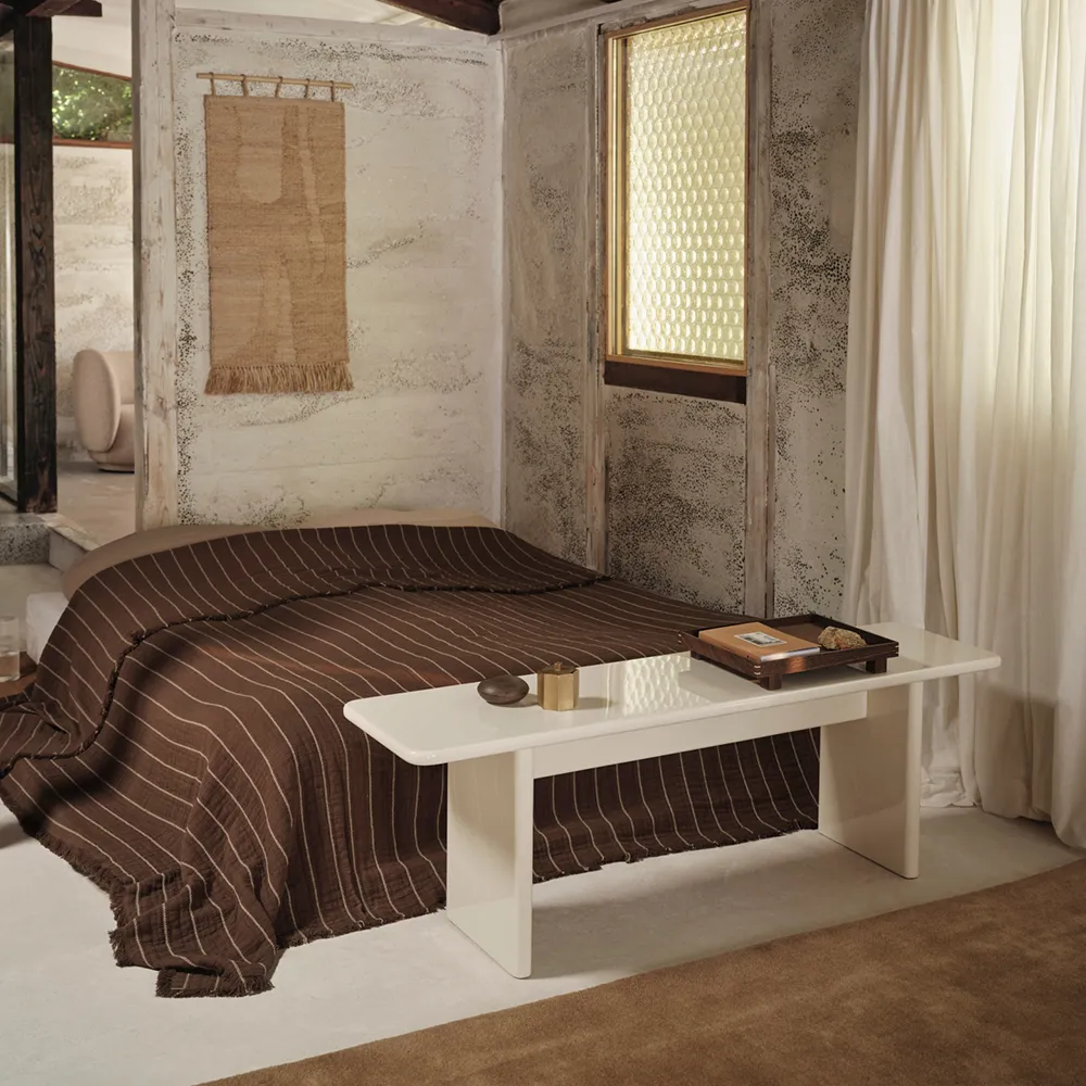 Aires Tagesdecke 160x240 cm Stone