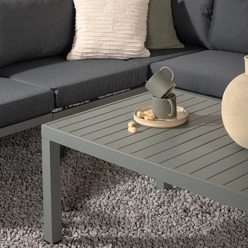 Copacabana Couchtisch 120x70 cm Khaki