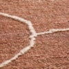 Handgewebter Teppich aus Jute Gesso Terracotta 170x240 cm