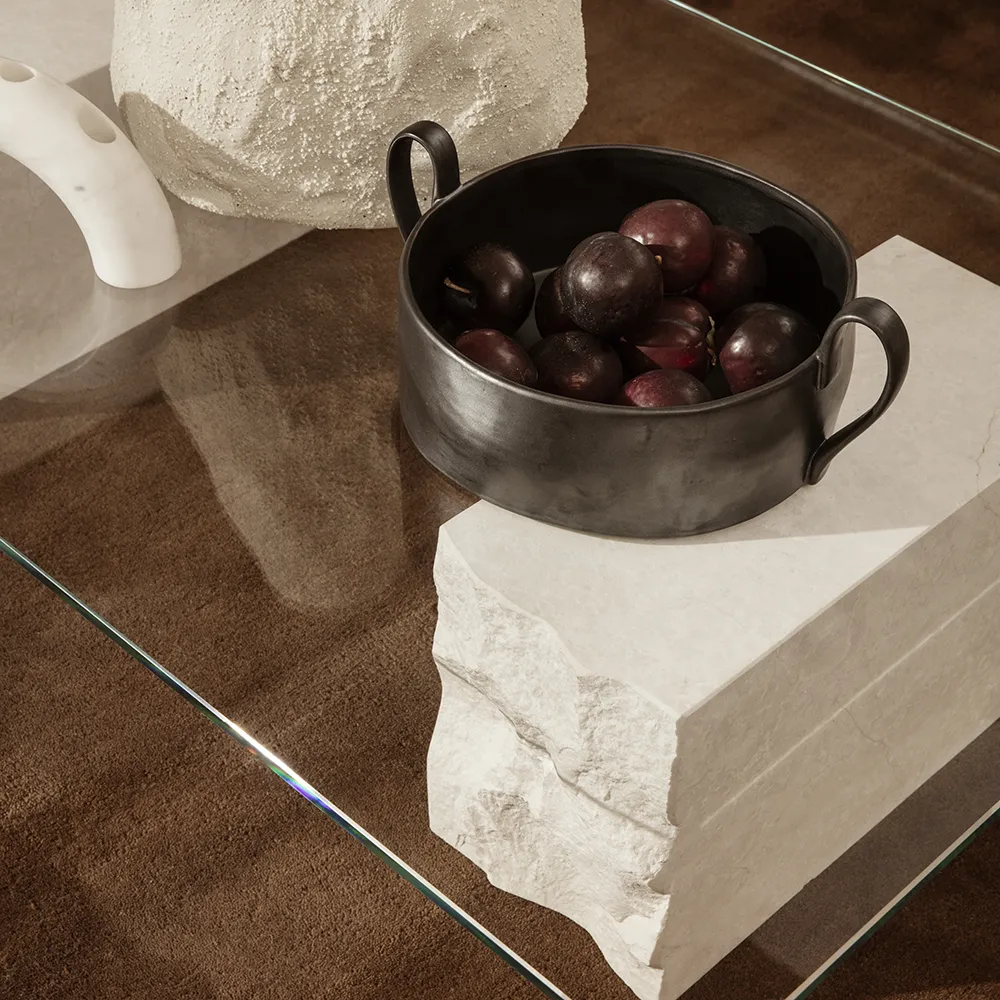 Mineral Couchtisch - Bianco Curia