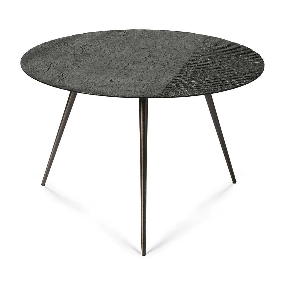 Luna Couchtisch Ø65 cm Schwarz