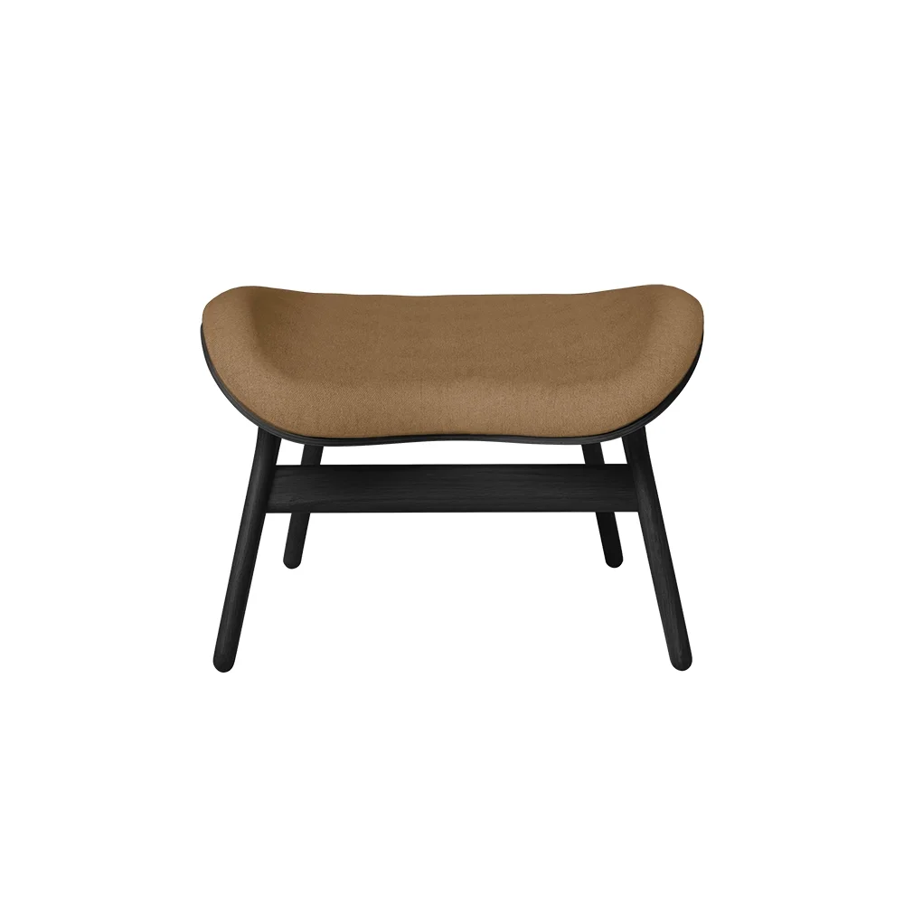 A Conversation Piece Ottoman Fußhocker Black Oak/Sugar Brown